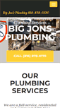 Mobile Screenshot of bigjonsplumbing.com
